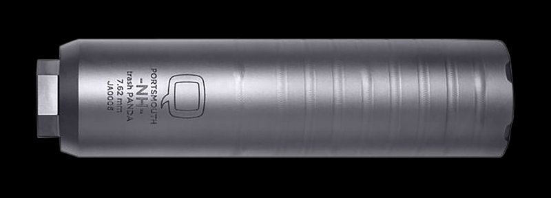 Q Trash Panda Titanium Suppressor 7.62 NATO Quickie Fast Attach 6.91in