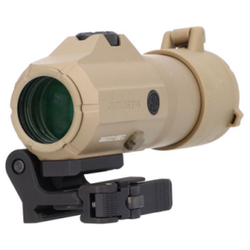 Sig Sauer Juliet4 4x24mm Powercam Magnifier with 1in Mount, FDE