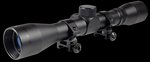 Truglo Buckline 4x32mm Rifle Scope with Duplex Reticle and 1-Inch Tube Matte Black TG85043XB with Weaver-Style Scope Rings