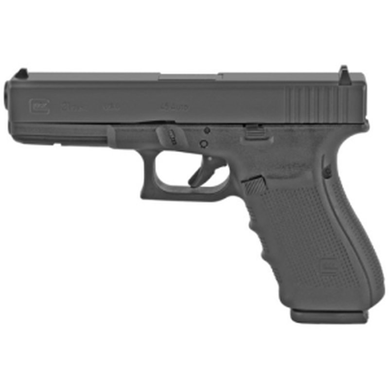 Glock G21 Gen 4 .45 ACP 4.6" 13rd Pistol Black Gas Nitride