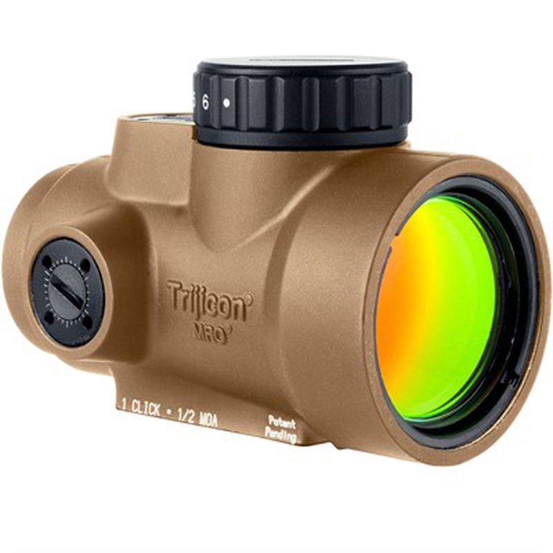 Trijicon MRO SD 1x25 2 MOA Adjustable LED Green Dot Sight - No Mount