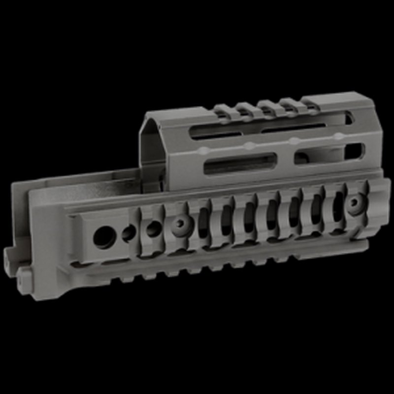 Midwest Industries MIAKALPHAQR6 AK Alpha Quad Rail Handguard 6"