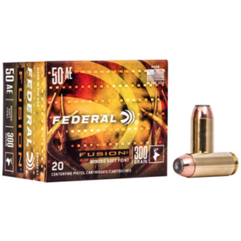 Federal Fusion 50 Action Express 300gr Soft Point Handgun Ammo (20-Round)