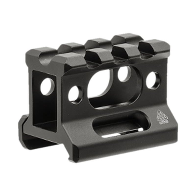 Leapers MTRSX1S Picatinny Riser Mount – 1 in High, Matte Black, 3 Slots