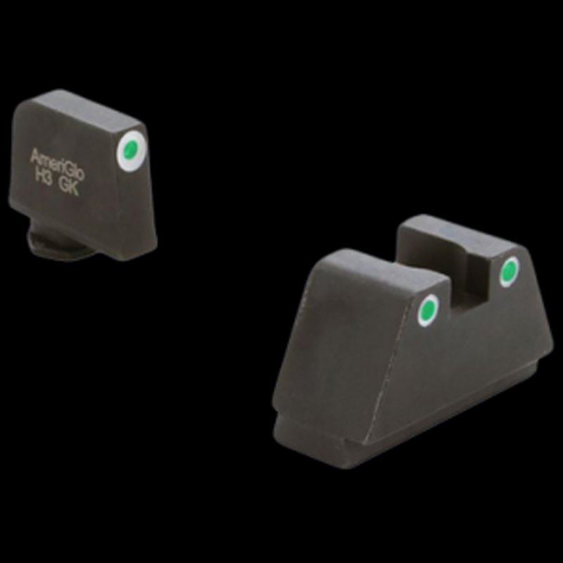 AmeriGlo GL-330 Glock Optic Compatible Tritium Night Sights 2XL Tall