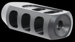 TacFire Tanker Muzzle Brake 1/2x28 Black Oxide Steel for 5.56 NATO (MZ1009N)
