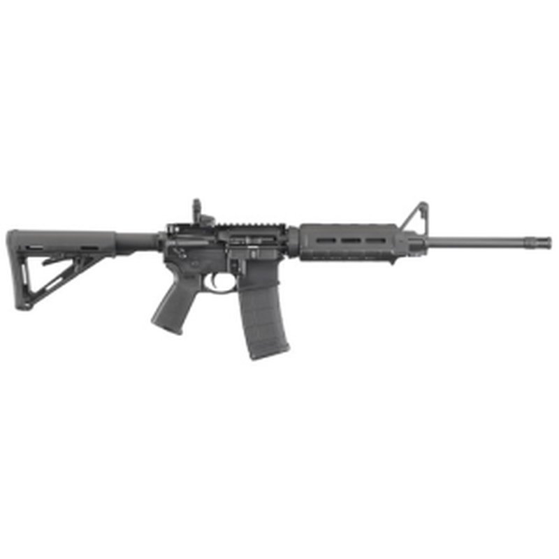 RUGER AR-556 5.56 NATO 16.1" 30rd Semi-Auto AR15 Rifle w/ Magpul Furniture - Black