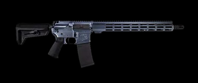 Shark Coast Tactical Arctic Candy 5.56 NATO AR-15 Rifle 16\" White Pearl Cerakote