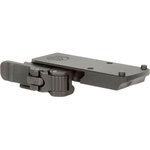Midwest Industries MK2 QD RMR Mount Low, Fits Trijicon RMR, Quick Detach, Black, 6061 Aluminum