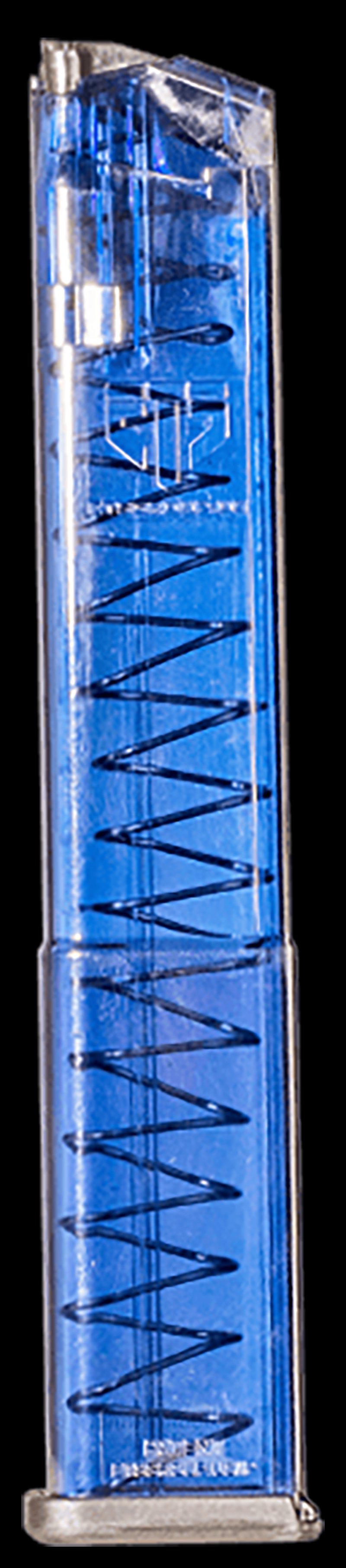 Elite Tactical Systems 9mm Gen2 32 Rd Glock 17/19 Magazine Translucent Blue