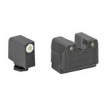 Rival Arms Tritium 3 Dot Glock MOS 17/19 White Dot Night Sights Front & Rear