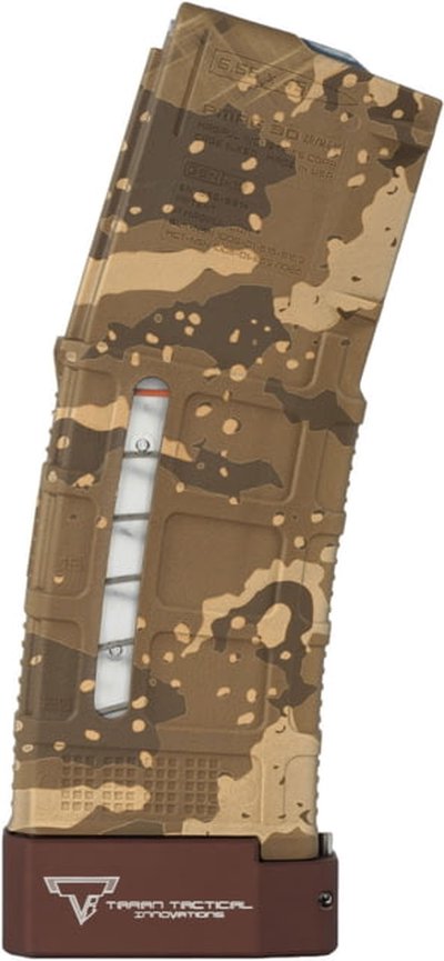 Taran Tactical Innovations AR-15 Completed Rifle Magazine Camo PMAG w/ Window & TTI