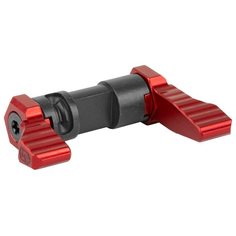 Phase 5 SAFE90-RED 90° Ambidextrous Safety Selector AR-15 AR-10 Red Anodized