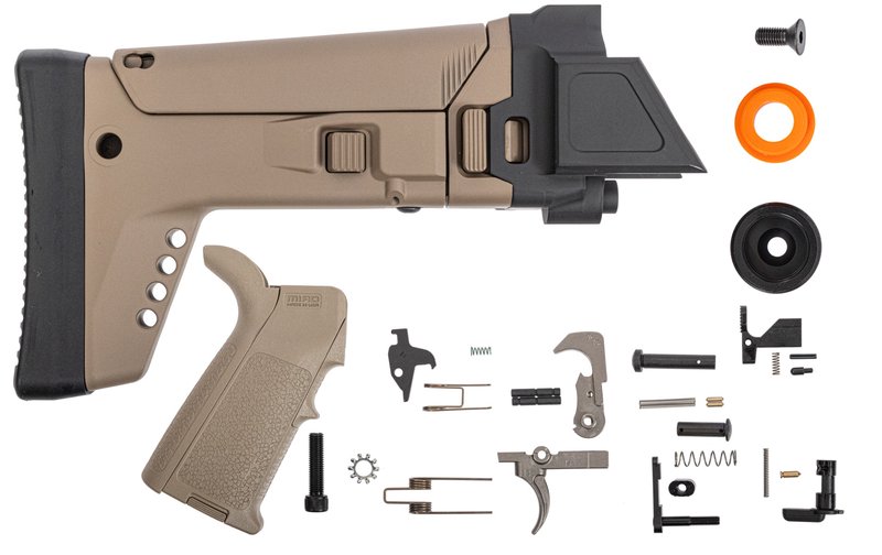 PSA JAKL-10 EPT MIAD F5 Lower Build kit, FDE