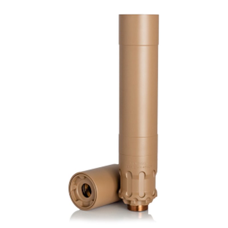 Rugged Suppressors Obsidian45 Suppressor 45 ACP Flat Dark Earth 6.7x1.37in