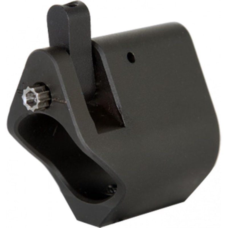 Seekins Precision 0011510067 Select Adjustable Gas Block .875" Steel Black Melonite