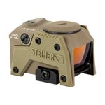 Steiner 8700MPSFDE Micro Pistol Sight Flat Dark Earth 1x20mm x 16mm 3.3 MOA Red Dot Reticle, Features 13 Hour Auto Shutoff