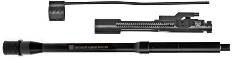ROSCO Bloodline Saucepack AR-15 Barrel 16" 5.56 NATO Mid-Length 1:7 Twist Black Nitride
