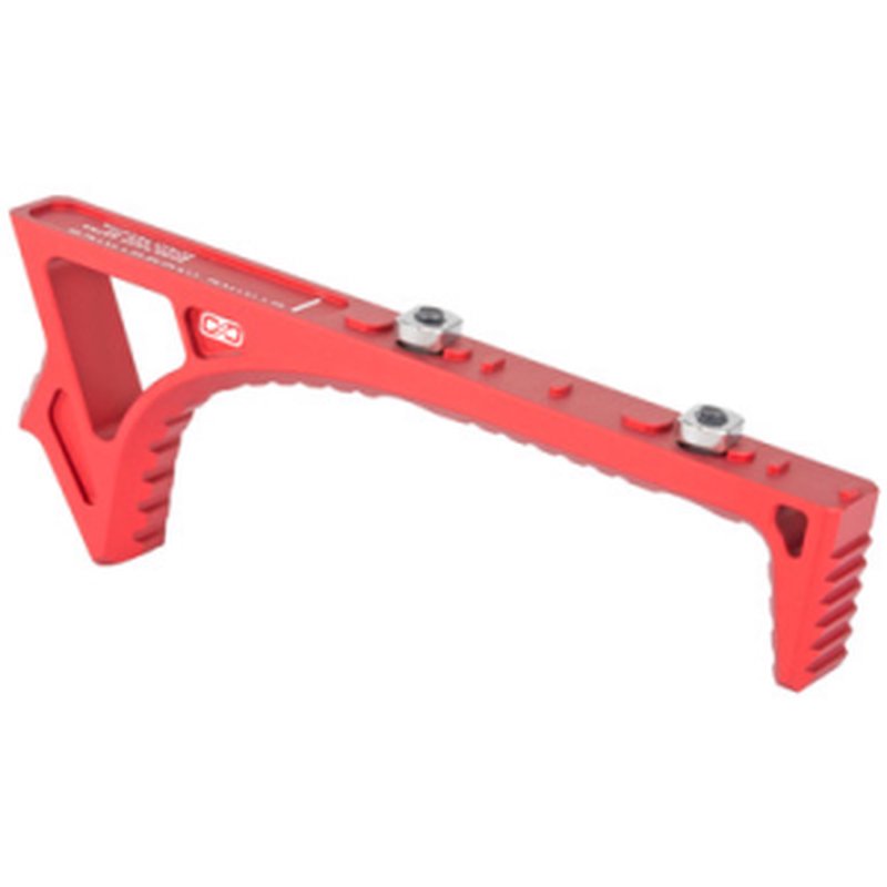 Strike Industries LINKCFGRED Curved Foregrip for AR-15, Red Aluminum