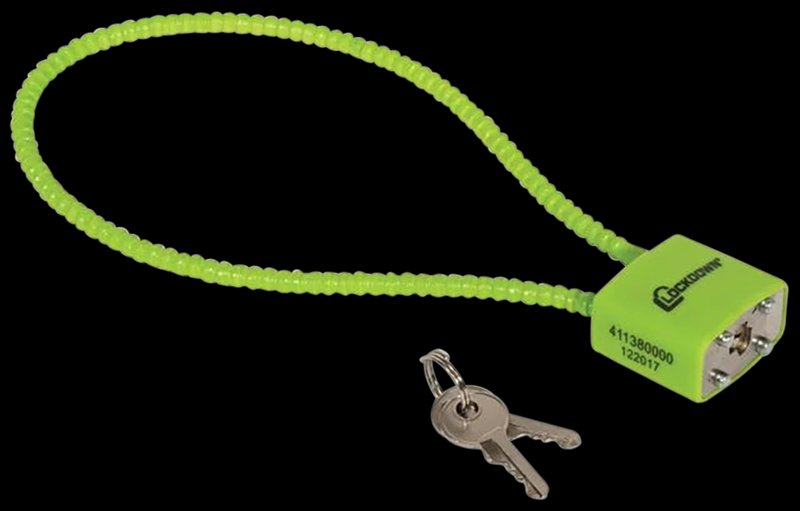 Lockdown Universal Trigger Lock 11in Cable Lock for Firearms
