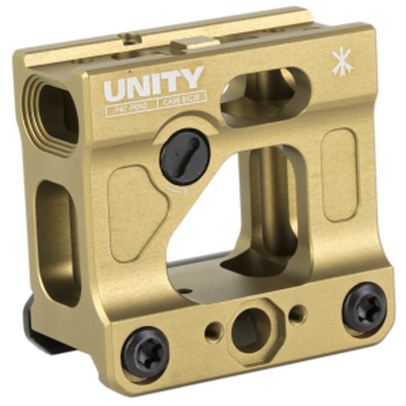 Unity Tactical FAST Micro Red Dot Mount 2.26 inch Optical Height T1/T2 Footprints FDE