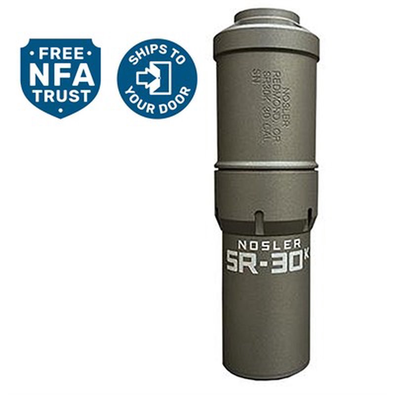 SR-30K 30 Caliber Rifle Suppressor