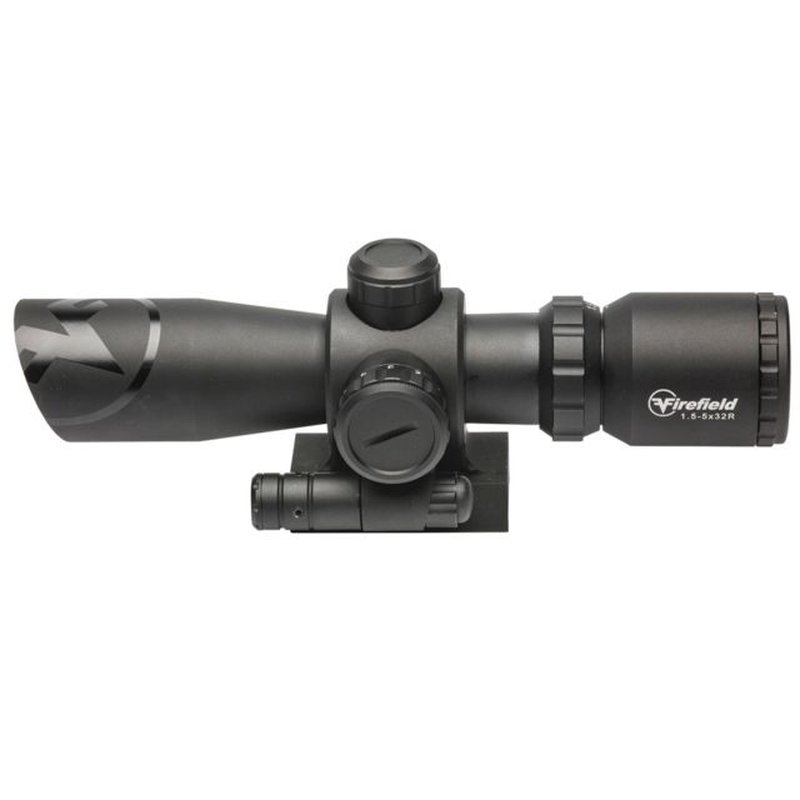 Firefield Barrage 1.5-5x32 Rifle Scope with Red Laser