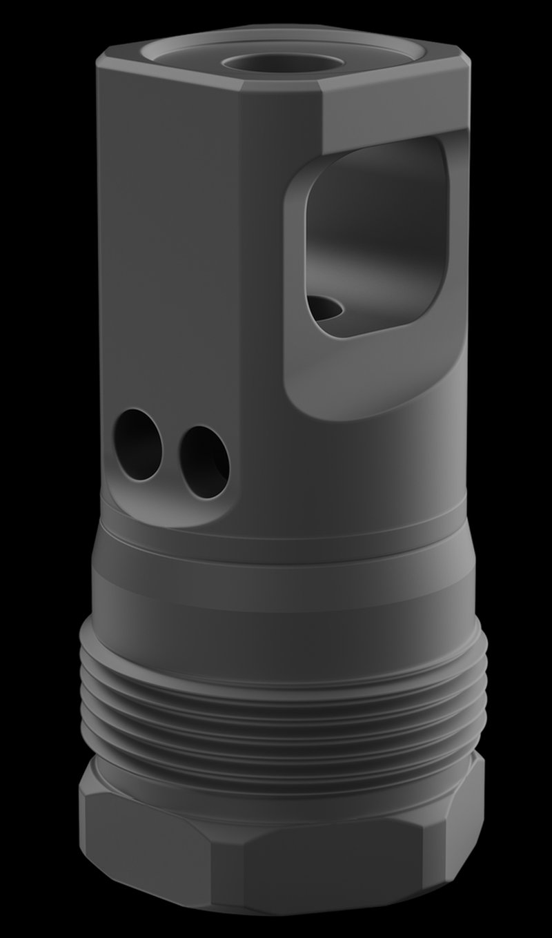 Breek Arms Plan B Echo Single-Port Muzzle Brake 30 Cal 5/8x24 BRK4431