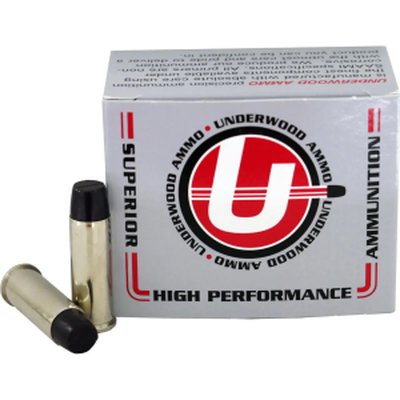 Underwood Ammo 450 Bushmaster 360 Grain Lead Long Flat Nose Ammunition 20 Rnd