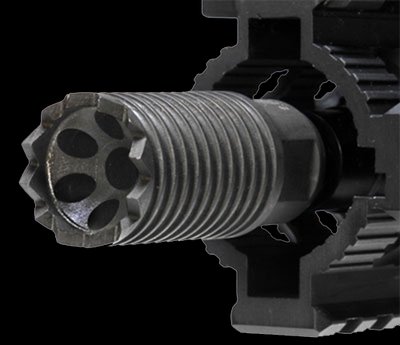 Troy Claymore Muzzle Brake 308 5/8-24 Black Steel Troy SBRA-CLM-06BT-00