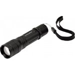 Cyclops CYCTF150 Tactical Flashlight Black Anodized Aluminum White 150 Lumens Cree LED 75 Meters Range