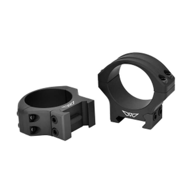 Warne HyperLite 34mm Black Low Matte Scope Rings 8520M