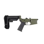 Bear Creek Arsenal BC-15 Pistol Lower AR-15 Multi-Caliber SBA3 Brace Anodized Black