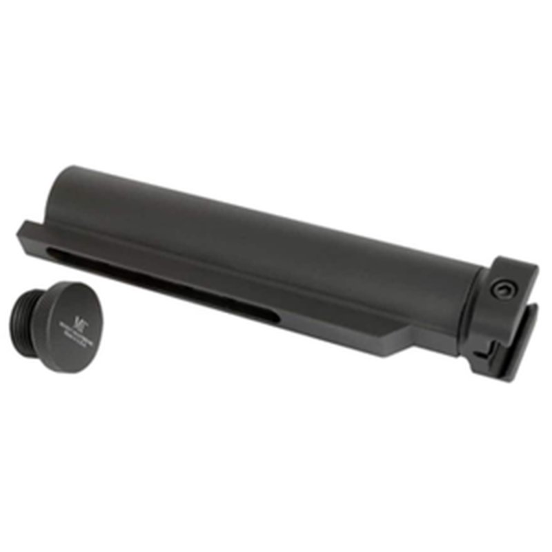 Midwest Industries AR-15 1913 Picatinny Rail to Buffer Tube Adapter Aluminum Black