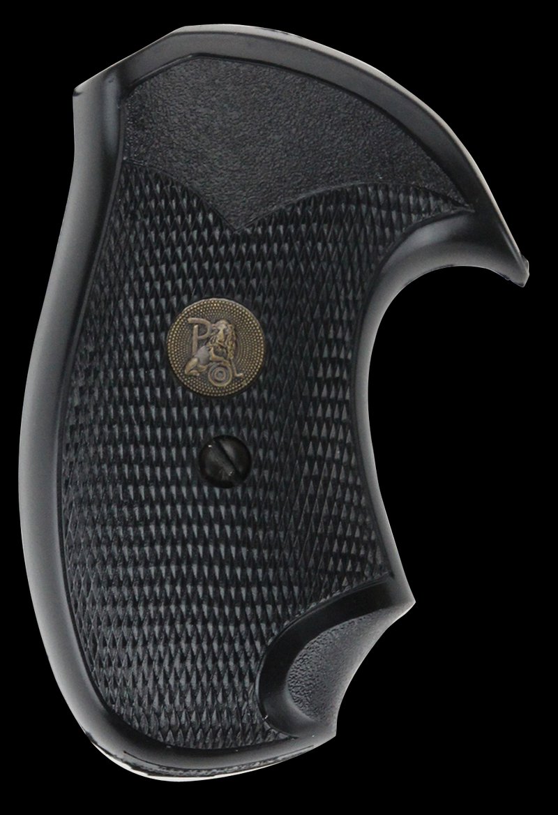 Pachmayr Compact Black Rubber Grip for SW J Frame