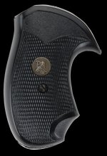 Pachmayr Compact Black Rubber Grip for SW J Frame