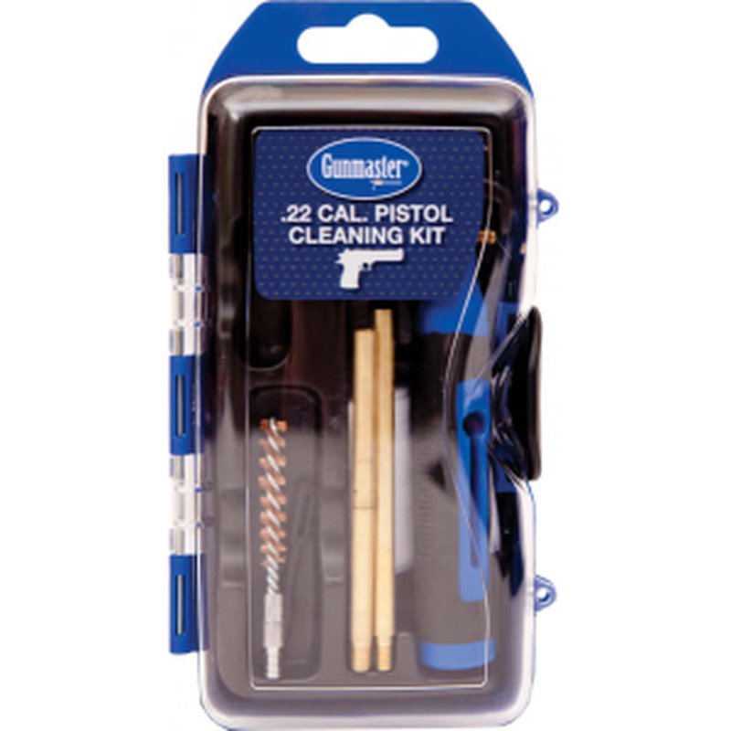 DAC Technologies GM22P .22 Cal pistol cleaning kit 14-piece with brass rods