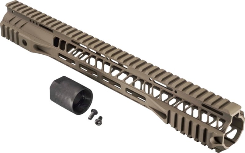 TRYBE Defense AR-15 M-LOK Lightweight Quad Handguard w/ Full Rail