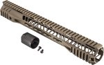 TRYBE Defense AR-15 M-LOK Lightweight Quad Handguard w/ Full Rail