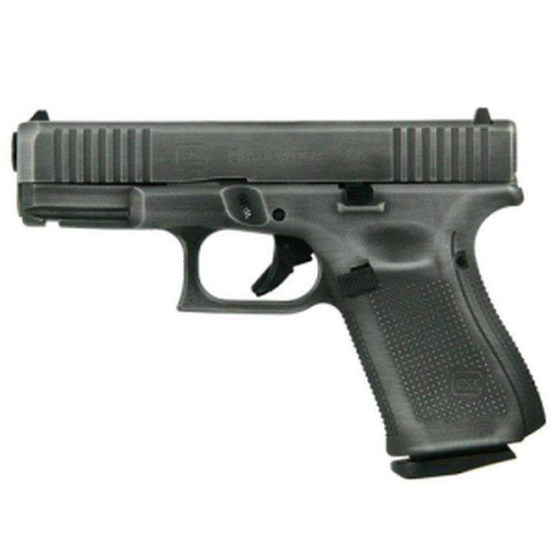 Glock G19 Gen 5 9mm 4.02" 15rd Distressed Crushed Silver