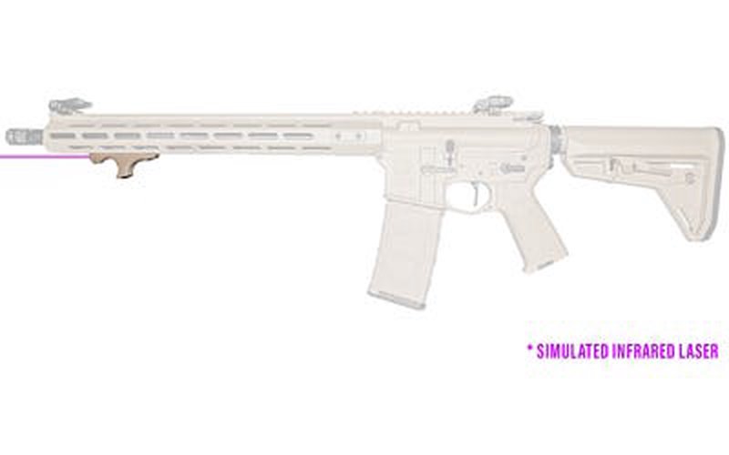 Viridian HS1 Flat Dark Earth Laser Handstop Infrared For Picatinny Mount