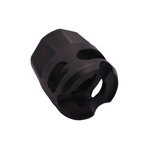 True Precision Y-Type Micro Compensator 1/2-28, Black - Advanced Micro Compensator for Tactical A