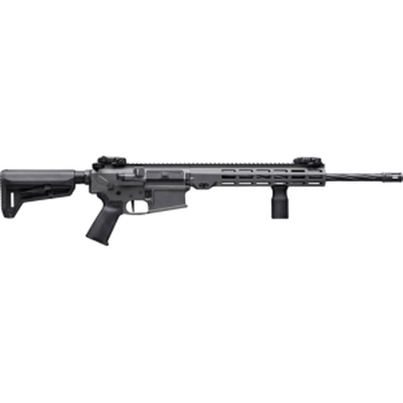 Maxim Defense MXM49685 MD10 L 20+1 16" Fluted Barrel, Black, M-LOK Handguard, Magpul Furniture, SL-K Stock, MVG Grip, Mbus Sights, Blackout Defense Flat Trigger