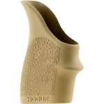 Hogue 18403 HandAll Beavertail Grip Sleeve Glock 26 FDE Textured Rubber