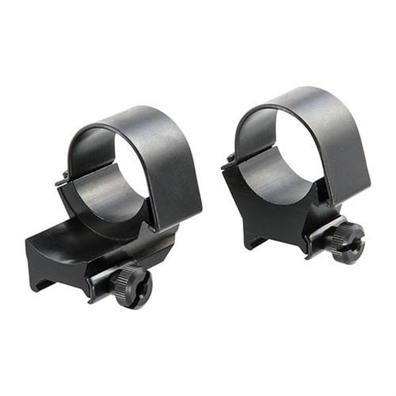 Weaver Mounts 30mm High Weaver-Style Rings Matte Blue 49152