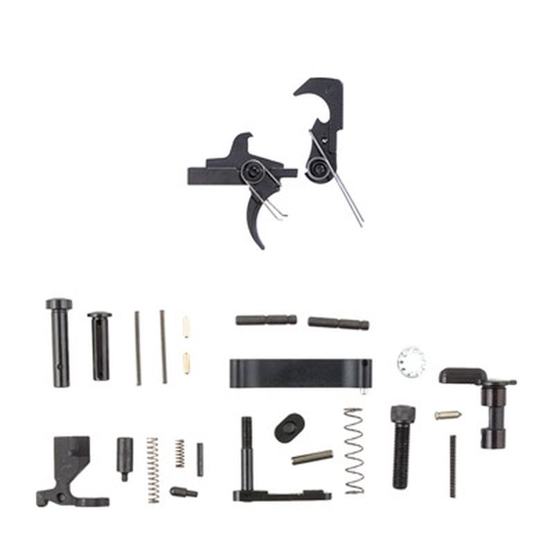 GEISSELE AUTOMATICS LLC - AR-15 MIL-SPEC LOWER PARTS KIT W/ GRIP, NO TRIGGER