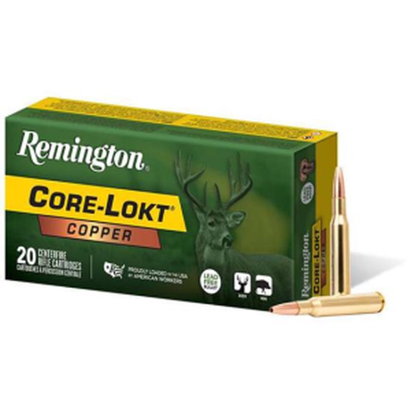 Remington Core-Lokt 270 Win 130 Grain Copper HP Rifle Ammunition