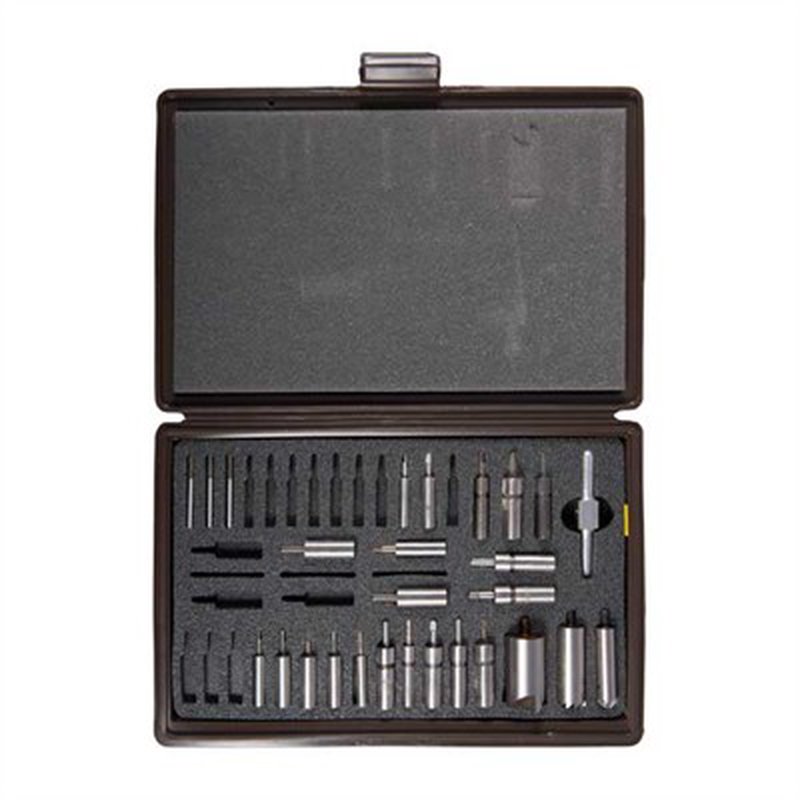 Brownells Handgun Master Chamfering & Facing Combo Set with Steel Pilots