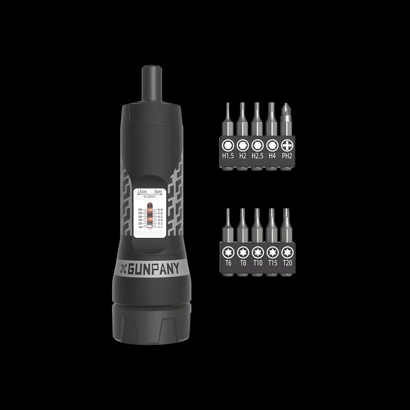 Vector Optics SCTK-04 Torque Screwdriver 10–60 in-lbs (1.1–6.8 Nm) kit