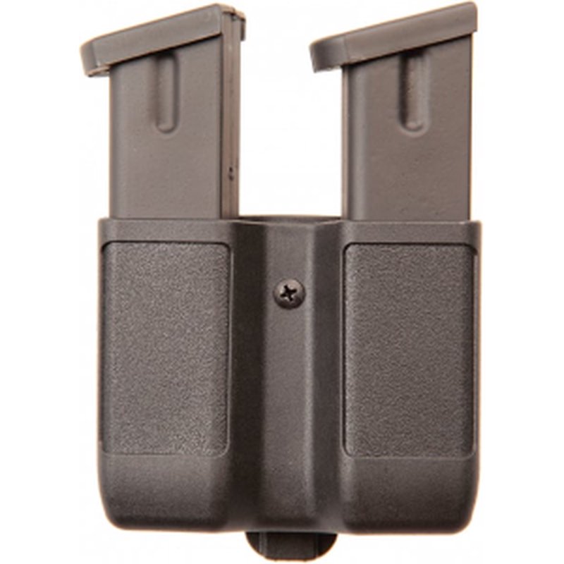 Blackhawk 410610PBK Double Mag Double Row 9mm/40 Cal/45 Cal/357Sig Adjustable Synthetic Black